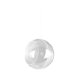 BOULE PLASTIQUE OUVERTE 12CM