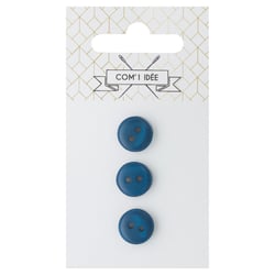 Bouton 2 trous x3 - canard - 12mm