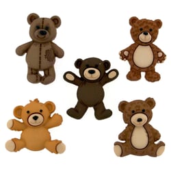 Lot de boutons - nounours