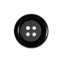 Bouton clown - noir - 38mm