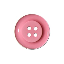 Bouton clown - rose - 38mm