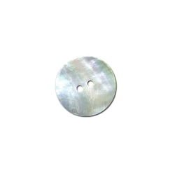 Bouton rond - nacre blanc - 22mm