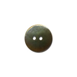 Bouton nacre - kaki - 18mm