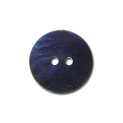 Bouton nacre - bleu - 15mm