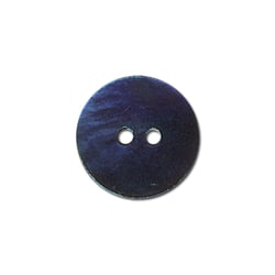 Bouton nacre - bleu - 22mm
