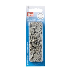 Boutons Pression Color Snaps - gris - 12.4 mm - rond