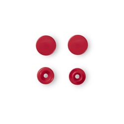 Boutons Pression Color Snaps - rouge - 12.4 mm - rond
