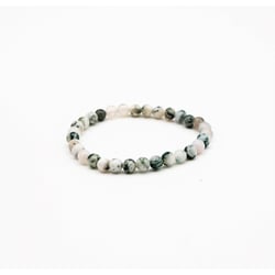 Bracelet perles 6 mm - Agate arbre