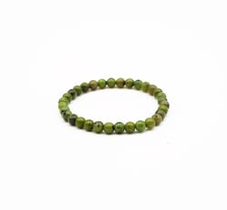Bracelet de perles Jade néphrite - 6mm