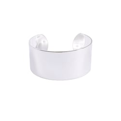 Bracelet manchette 30 mm Créalia - Argenté