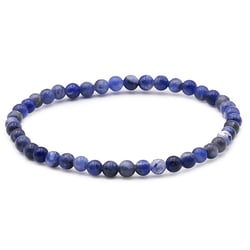 Bracelet Sodalite Brésil - Perles 4 mm