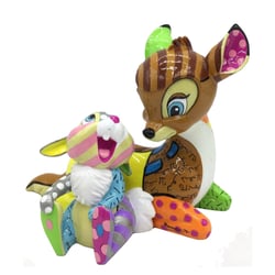Britto disney bambi and thumper figurine