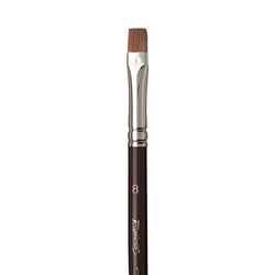 Brosse martre plat court n°8