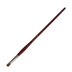 Brosse martre plate usée bombée 10