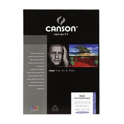 25 feuilles Rag Photo - A3 - 310G - Canson Infinity