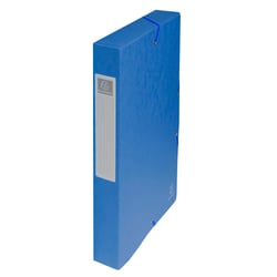 Boîte de classement A4 - Exabox - Dos 40 mm - Carton - Exacompta - Bleu