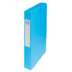 Boîte de classement A4 - Exabox - Dos 40 mm - Carton - Exacompta - Bleu clair