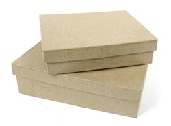 Bte rect pap mach 10x7cm