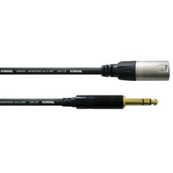 Cordial - CFM3MV Câble XLR - XLR mâle/Jack stéréo mâle