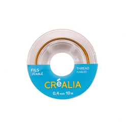 Fil câblé 0,4 mm x 10 m Créalia - Doré