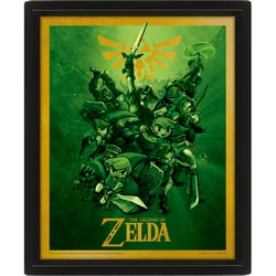 Cadre 3D - The Legend of Zelda - Link