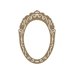 Cadre photobooth baroque - Bois médium - 43 x 62 cm