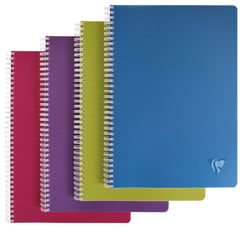 Cahier Clairefontaine - Modèle assorti - A4 21 x 29,7 cm - Linicolor Intensive - 180 pages petits carreaux - Vendu à l'unité