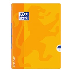 Cahier polypro - Format A4 21 x 29.7 cm - Openflex - Oxford - 96 pages grands carreaux - Jaune