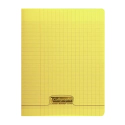 CAHIER PP 17X22 96P SEYES JAUN