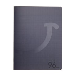 Cahier - 17 x 22 cm - 96 pages grands carreaux - Gris - Cultura
