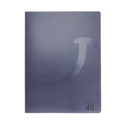 Cahier 48 pages petits carreaux 24 x 32 cm Polypropylène Cultura Gris