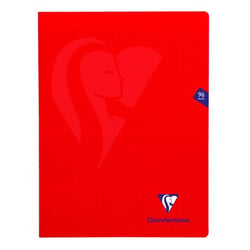 Cahier Mimesys rouge - 24 x 32 cm - 96 pages séyès