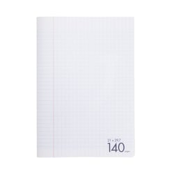 Cahier polypro 21 x 29,7 cm 140 pages grands carreaux Cultura - Transparent