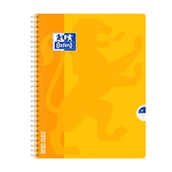 1 cahier à spirales polypro - 24 x 32 cm - Openflex - Oxford - 100 pages grands carreaux - Coloris assortis