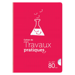 Cahier de travaux pratiques - A4 - 21 x 29,7 cm - 80 pages grands carreaux - Cultura