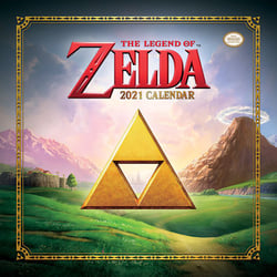 Calendrier mural 2021 - 30 x 30 cm - Grupo Erik - The Legend of Zelda