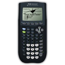 Calculatrice graphique Texas Instruments - Lycée - TI‑82 Advanced - Noir