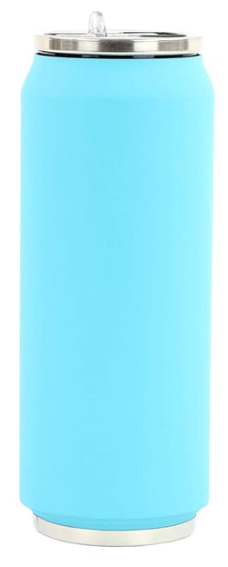 Canette soft isotherme - 500 ml - coloris turquoise soft