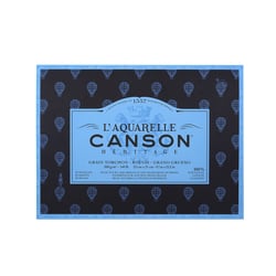 L'Aquarelle Canson Héritage - Bloc-notes collé sur les 4 côtés - 230 x 310 mm - 20 feuilles