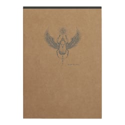 1 carnet - Format A6 10.5 x 14.8 cm - Flying Spirit Kraft - Clairefontaine - 140 pages lignées - Designs assortis