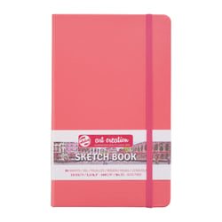 Carnet de croquis - 13 x 21 cm - Sketchbook - Talens Art Creation - 80 pages unies - Corail