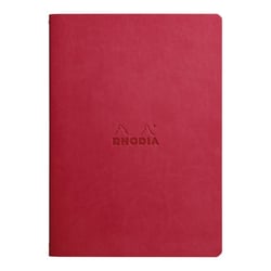 Carnet - Format A5 14.8 x 21 cm - Rhodiarama - Rhodia - 64 pages pointillées - Rouge coquelicot