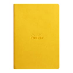 Carnet - Format A5 14.8 x 21 cm - Rhodiarama - Rhodia - 64 pages lignées - Jonquille