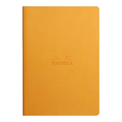 CARNET A5 64P LIGNE ORANGE