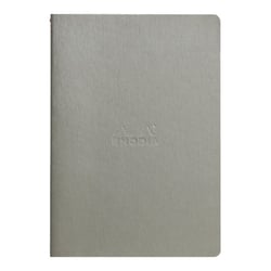 Carnet - Format A5 14.8 x 21 cm - Rhodiarama - Rhodia - 64 pages lignées - Argent