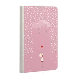 Carnet broché ligné Nina - 9x14 cm - 144 pages