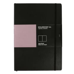 Carnet croquis - 21 x 29,7 cm -Uni - Noir - Moleskine