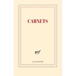 Carnet - 11.8 x 18.5 cm - Gallimard - 192 pages lignées - Carnet d'Antoine de Saint-Exupéry