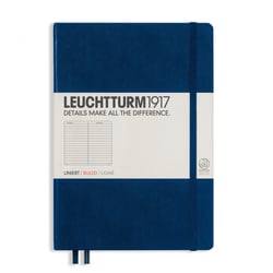 CARNET A5 RIG 251P LIGNE BLEU MARINE
