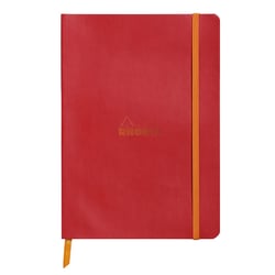 Carnet - Format A5 14.8 x 21 cm - Rhodiarama - Rhodia - 160 pages pointillées - Coquelicot